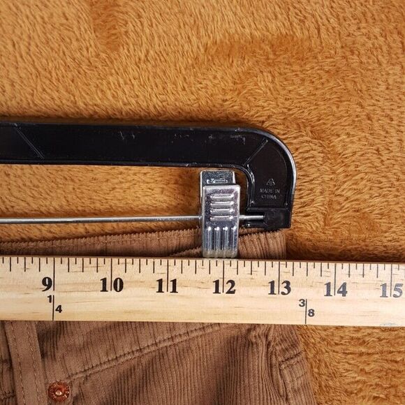 RE/DONE Womens Jeans Size 25 Brown 70s Loose Flared Ginger Corduroy Pockets - Picture 4 of 8